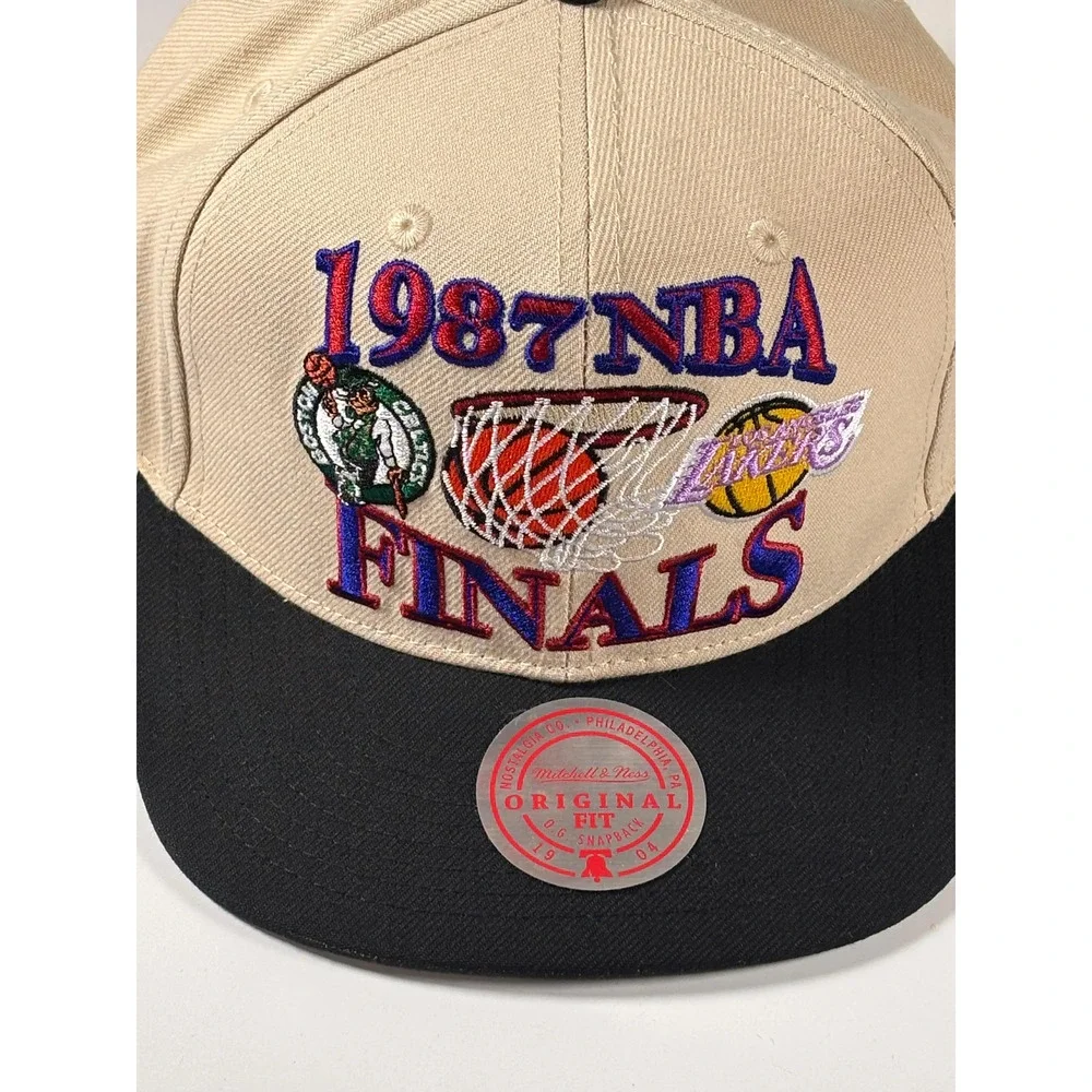 Mitchell & Ness Los Angeles Lakers vs. Boston Celtics 1987 NBA Finals Remix New